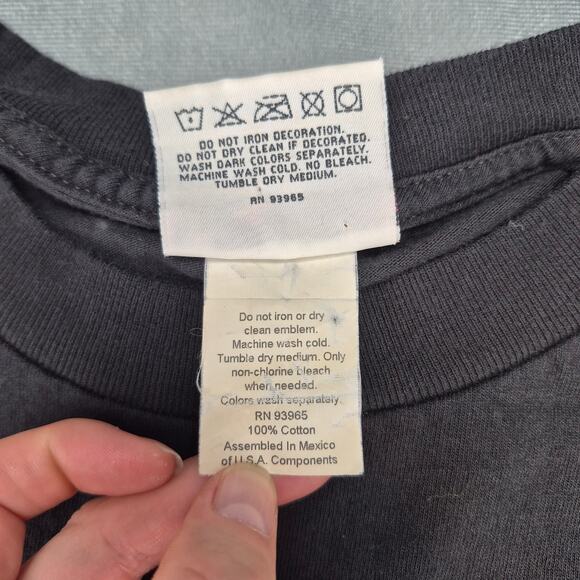 Dale Earnhardt NASCAR T-Shirt Mens 4XL Black Wrap Around Graphic USA - Picture 4 of 7